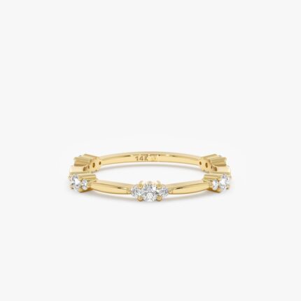 Petite Natural Diamond Cluster Ring