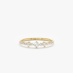 Petite Diamond Ring In Solid Gold