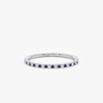 Sapphire and Diamond Eternity Ring