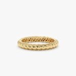 Solid Gold Bold Braided Ring