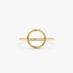 Solid Gold Circle Ring