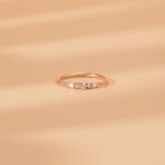 Solid Gold Petite Diamond Band