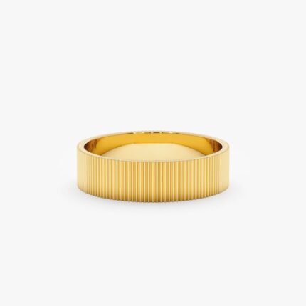 Textured Bold Wedding Band