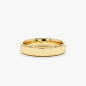 Beveled Edge Wedding Band