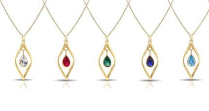 14K Solid Gold Minimalist Teardrop Necklace