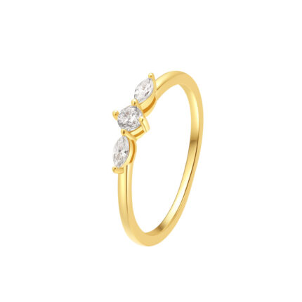 The Karat Store Slim Nexus Ring Gold Ring
