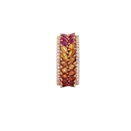14K Solid Gold Festival Arrow Ring
