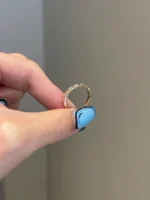 3mm Brilliant Emerald Cut Moissanite Engagement Ring