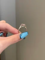 2.5 Carat Brilliant Oval Cut Moissanite Engagement Diamond Ring