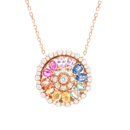 14K Solid Gold Festival Soul Pendant