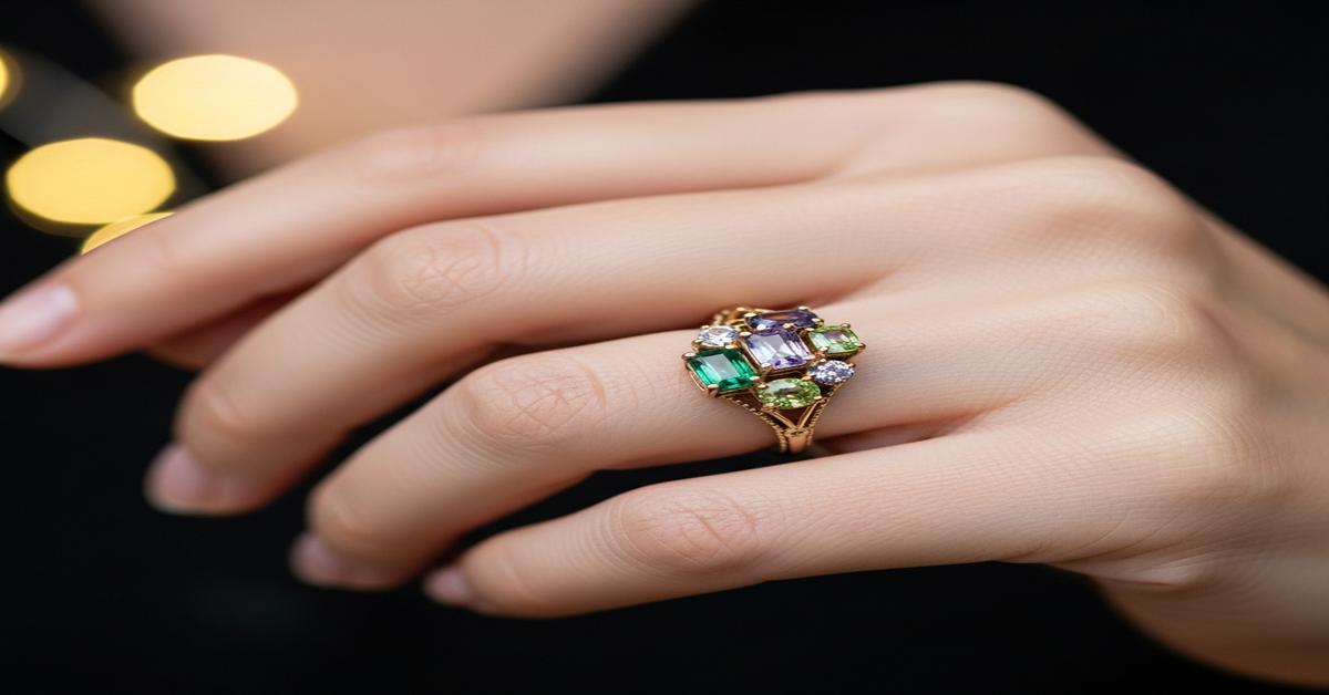 Family Birthstone Rings: How to Avoid the Kindergarten Color Wheel