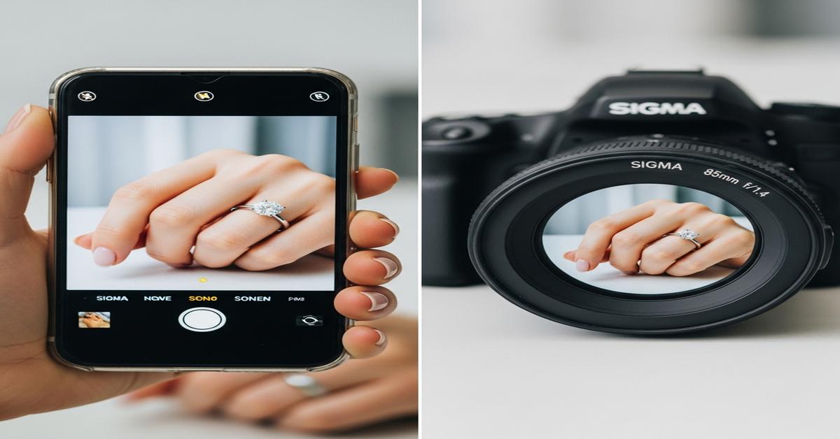 Phone vs DSLR: Which Makes Your Diamond Look Bigger on Instagram?