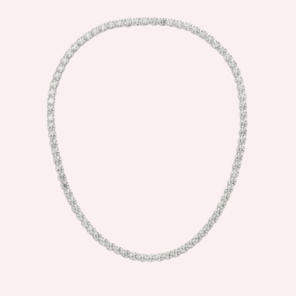 Pre-Owned Cartier Lignes Essentielles Necklace in Platinum with Brilliant-Cut Diamonds