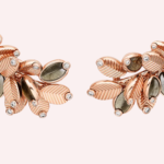 Pre-Owned Cartier Grain de Café Obsidian Semi-Pavé Necklace in 18K Rose Gold with Diamonds