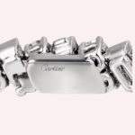 Pre-Owned Reflection de Cartier Bracelet in White Gold with Baguette-Cut and Brilliant-Cut Diamonds - Image 2