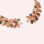 Pre-Owned Cartier Grain de Café Obsidian Semi-Pavé Necklace in 18K Rose Gold with Diamonds - Image 5