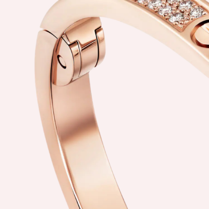Pre-Owned Cartier LOVE Bracelet, Small Model, Pavé Diamonds, Rose Gold