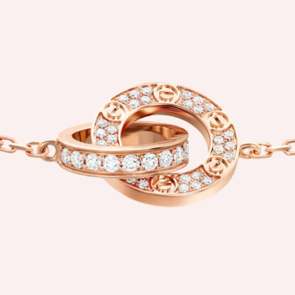 Pre-Owned Cartier LOVE Bracelet, Classic Model, 4 Diamonds, Rose Gold