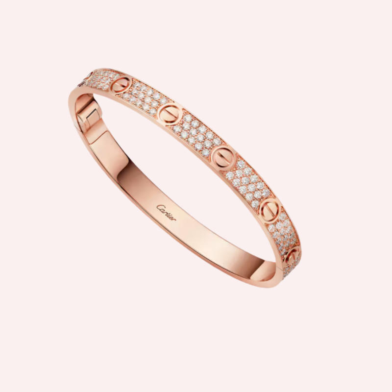 Pre-Owned Cartier LOVE Bracelet, Classic Model, Brushed Finish, Rose Gold