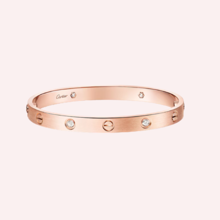 Pre-Owned Cartier LOVE Bracelet, Small Model, 10 Diamonds, Rose Gold