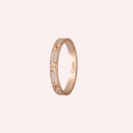 A Pre-Owned Cartier LOVE mini model pavé ring
