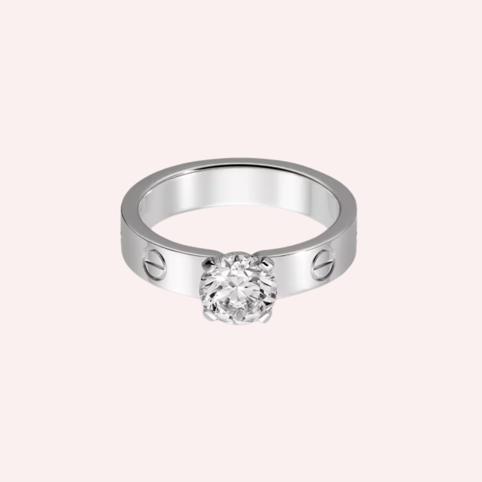 A Pre-Owned Cartier LOVE solitaire ring A Pre-Owned Cartier LOVE solitaire ring