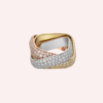 A Pre-Owned Cartier Trinity cushion-shaped large ring