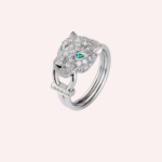 A Pre-Owned Panthère de Cartier pavé ring