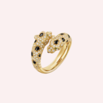 A Pre-Owned Panthère de Cartier semi-pavé ring