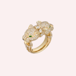 A Pre-Owned Panthère de Cartier pavé ring