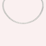 Pre-Owned Cartier Lignes Essentielles Necklace in Platinum with Brilliant-Cut Diamonds