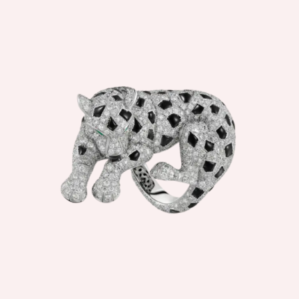 A Pre-Owned Panthère de Cartier pavé ring