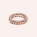 Pre-Owned Clash de Cartier Small Model Pavé Diamond Ring