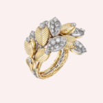 Pre-Owned Grain de Café de Cartier Semi-Pavé Diamond Ring