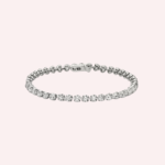 Pre-Owned Cartier Lignes Essentielles Bracelet in Platinum with Brilliant-Cut Diamonds