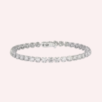 Pre-Owned Cartier Lignes Essentielles Bracelet in Platinum with Brilliant-Cut Diamonds