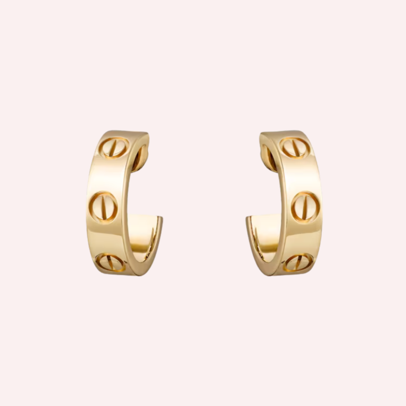 Pre-Owned Cartier LOVE Classic Hoop Earrings