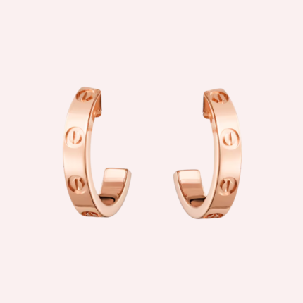 Pre-Owned Cartier LOVE Small Hoop Earrings