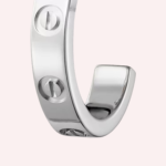 Pre-Owned Cartier LOVE Small Hoop Earrings