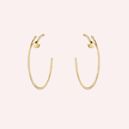 Pre-Owned Cartier Juste un Clou Large Hoop Earrings