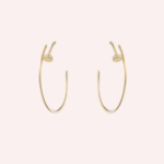 Pre-Owned Cartier Juste un Clou Large Hoop Earrings