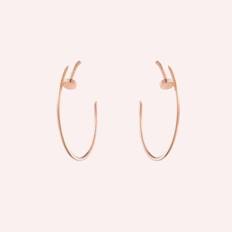 Pre-Owned Cartier Juste un Clou Large Hoop Earrings