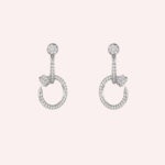 Pre-Owned Cartier Juste un Clou Double Pavé Earrings