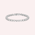 Pre-Owned Cartier Lignes Essentielles Bracelet in Platinum with Brilliant-Cut Diamonds