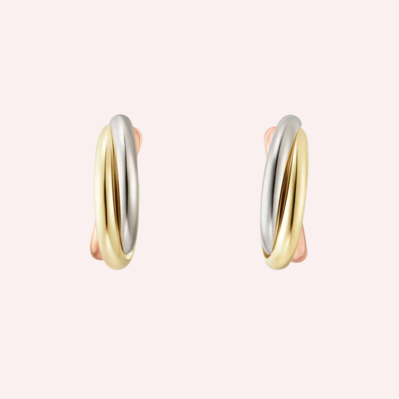 Pre-Owned Cartier Trinity Earrings