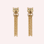 Pre-Owned Panthère de Cartier Diamond Pendant Earrings