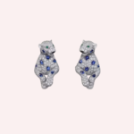 Pre-Owned Panthère de Cartier Pavé Earrings