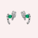 Pre-Owned Panthère de Cartier Pavé Earrings