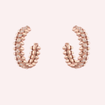 Pre-Owned Cartier Clash de Cartier Small Pavé Hoop Earrings