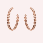 Pre-Owned Cartier Clash de Cartier Double-Row Pavé Hoop Earrings